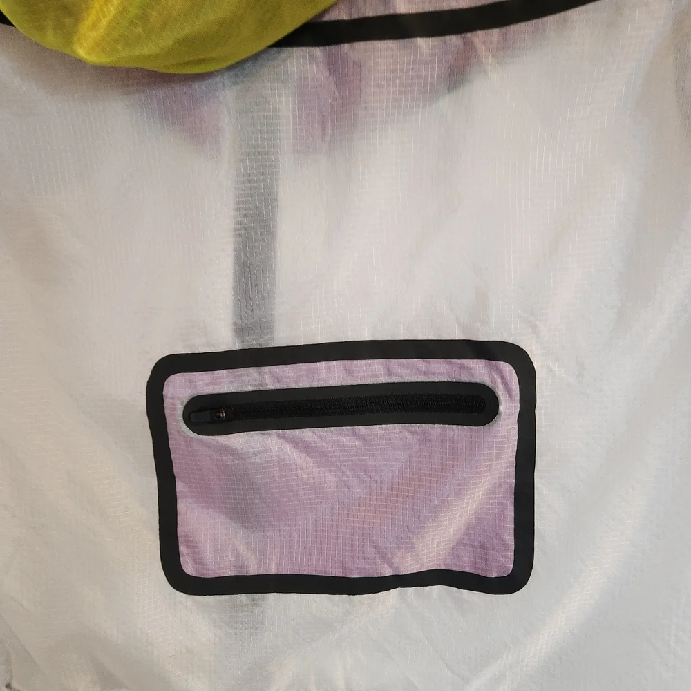 Nike Purple and Neon Green Sleeveless Vest Large